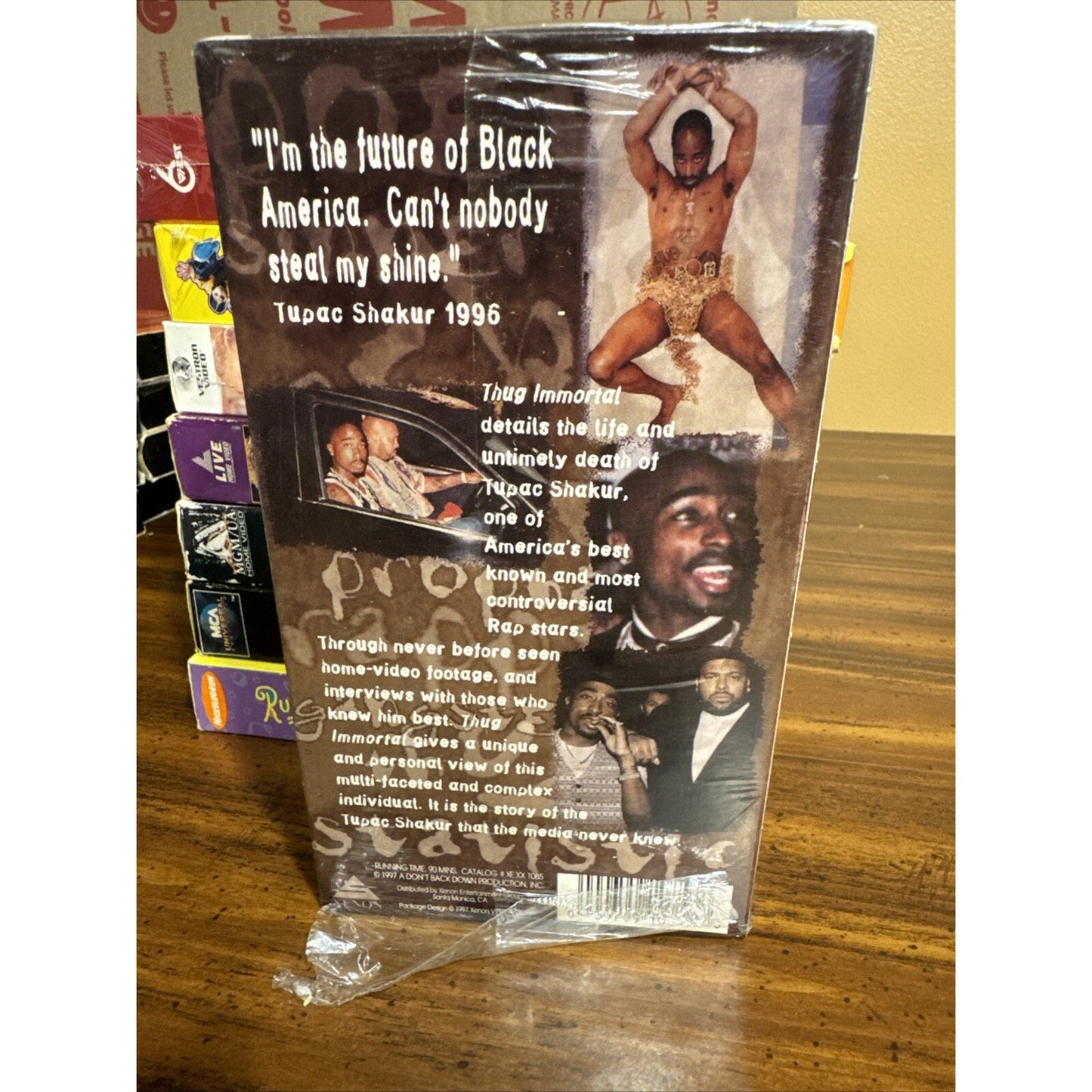 Thug Immortal The Tupac Shakur Story - VHS Used