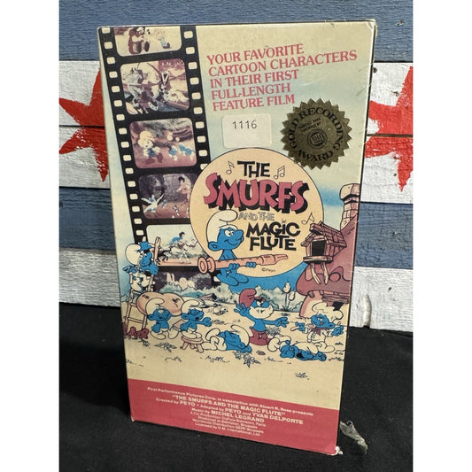 The Smurfs and The Magic Flute - VHS Used