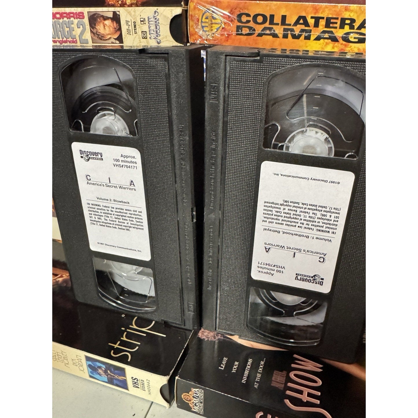 C.I.A. Americas Secret Warrior - VHS Used