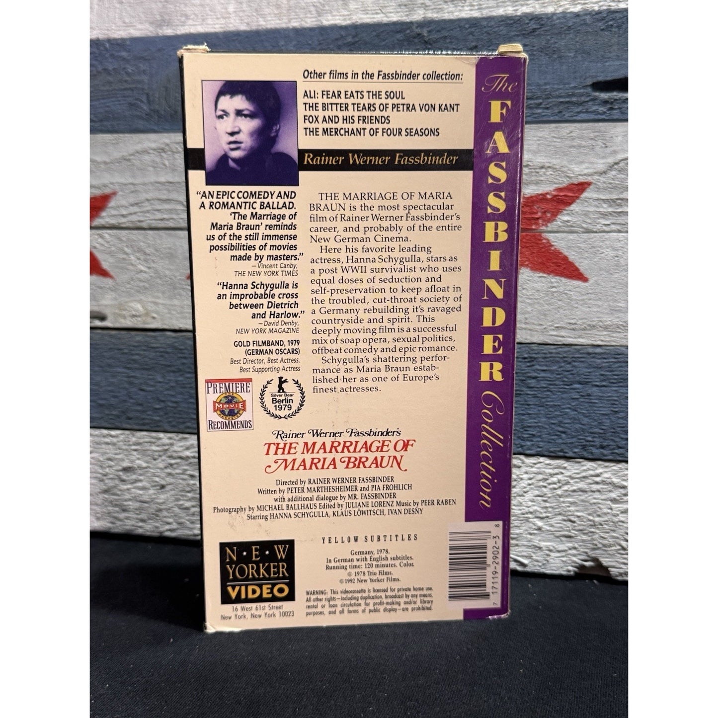 The Marriage of Maria Braun - VHS Used
