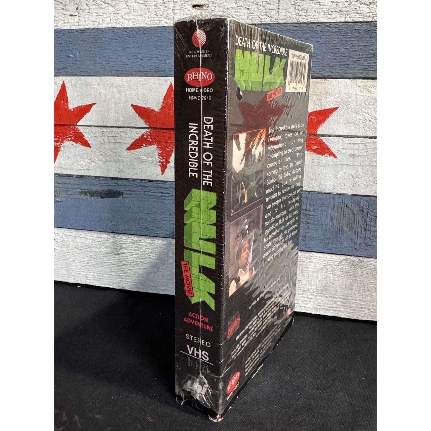 Death Of The Incredible Hulk Movie - VHS Used
