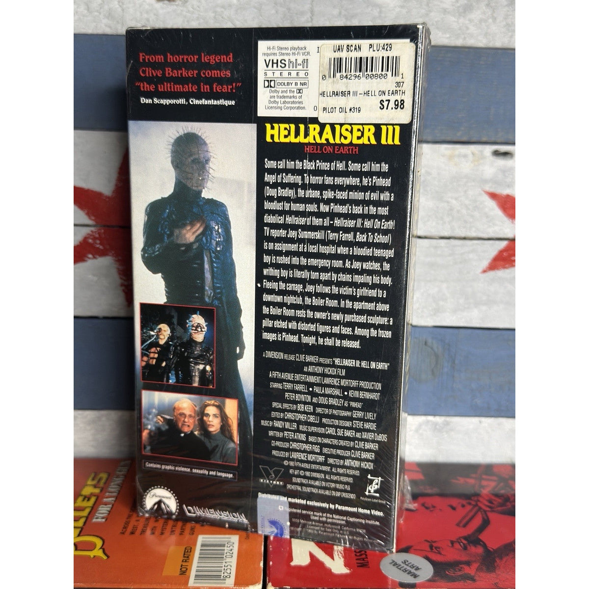 Hellraiser 3 : Hell On Earth (Unrated) - VHS Used