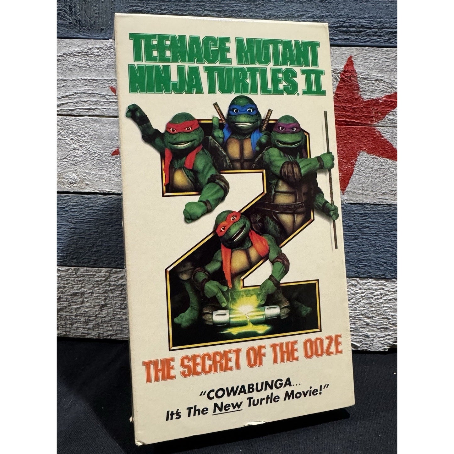 TMNT Teenage Mutant Ninja Turtles II 2: Secret Of Ooze - VHS Used