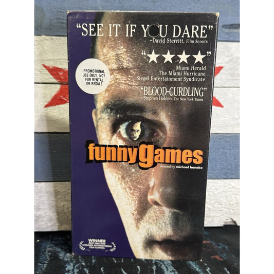 Funny Games Promo Screener - VHS Used