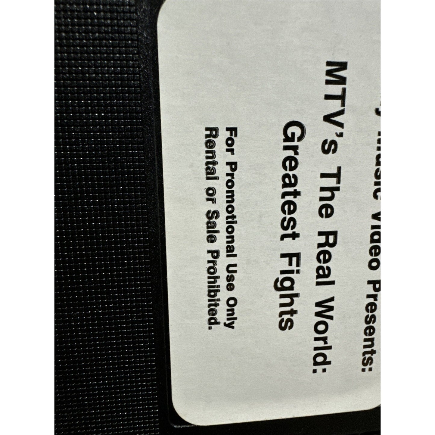 MTVs The Real World Greatest Fights Promo Screener - VHS Used