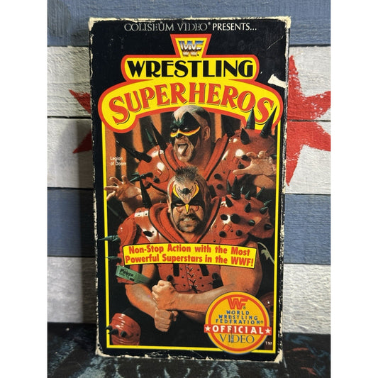 WWF Wrestling Superheroes - VHS Used