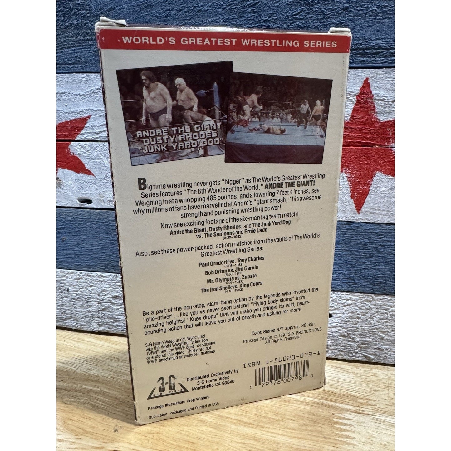 Andre The Giant Missing Matches - VHS Used