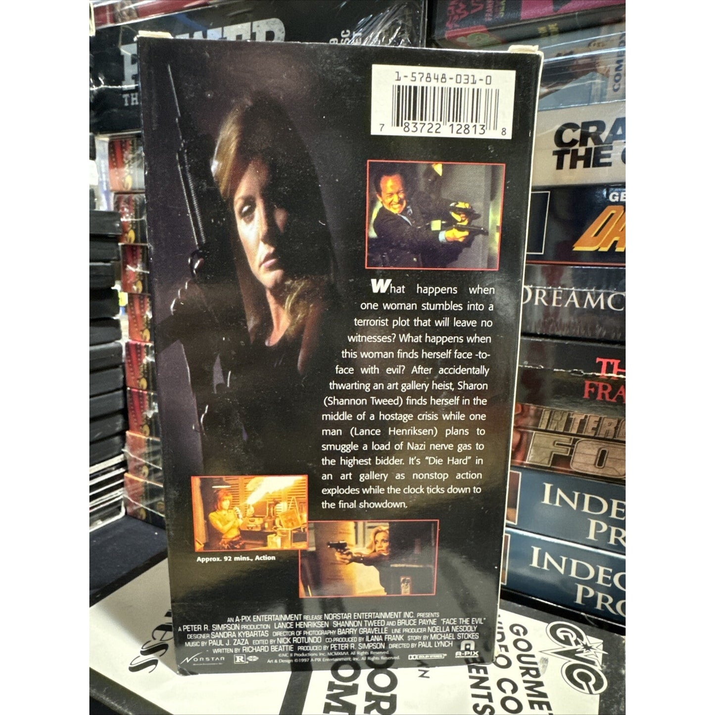 Face The Evil Promo Screener - VHS Used