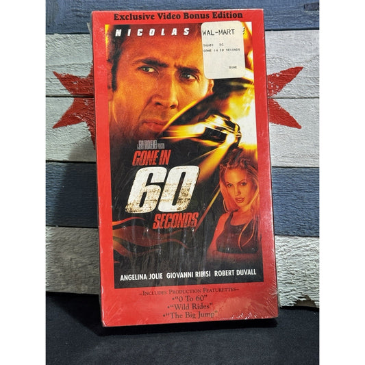 Gone In 60 Seconds Sealed - VHS