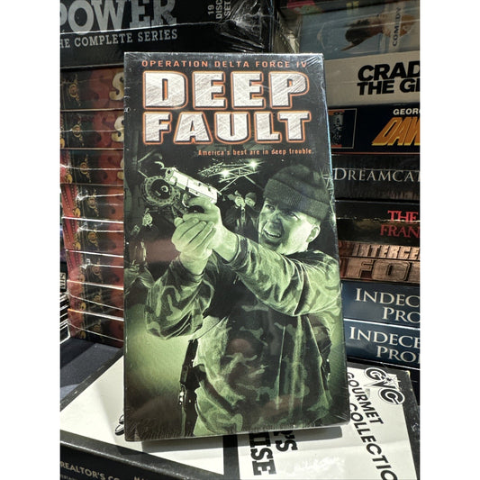 Deep Fault : Operation Delta Force IV VHS 1999 New Sealed