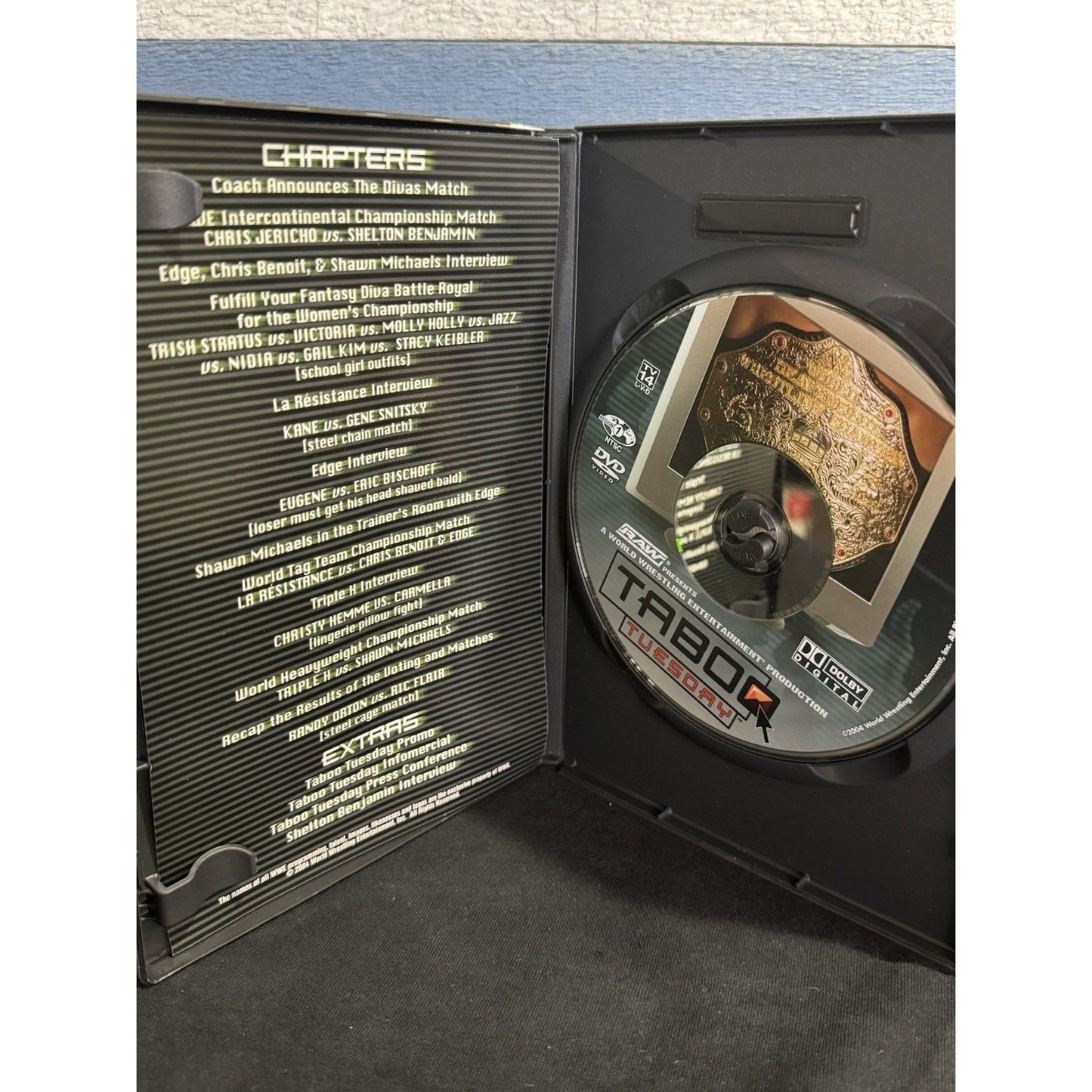 WWE Raw Presents Taboo Tuesday 2004 - DVD Used