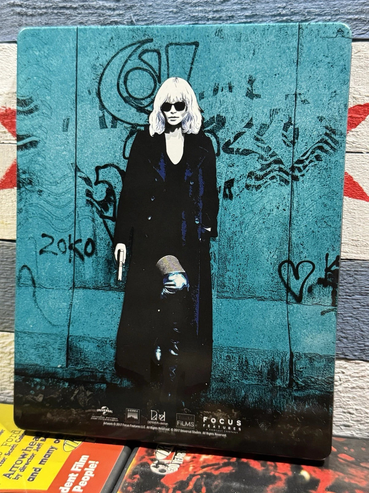 Atomic Blonde 2 Disc Set Steelbook - Blu-ray + DVD Used