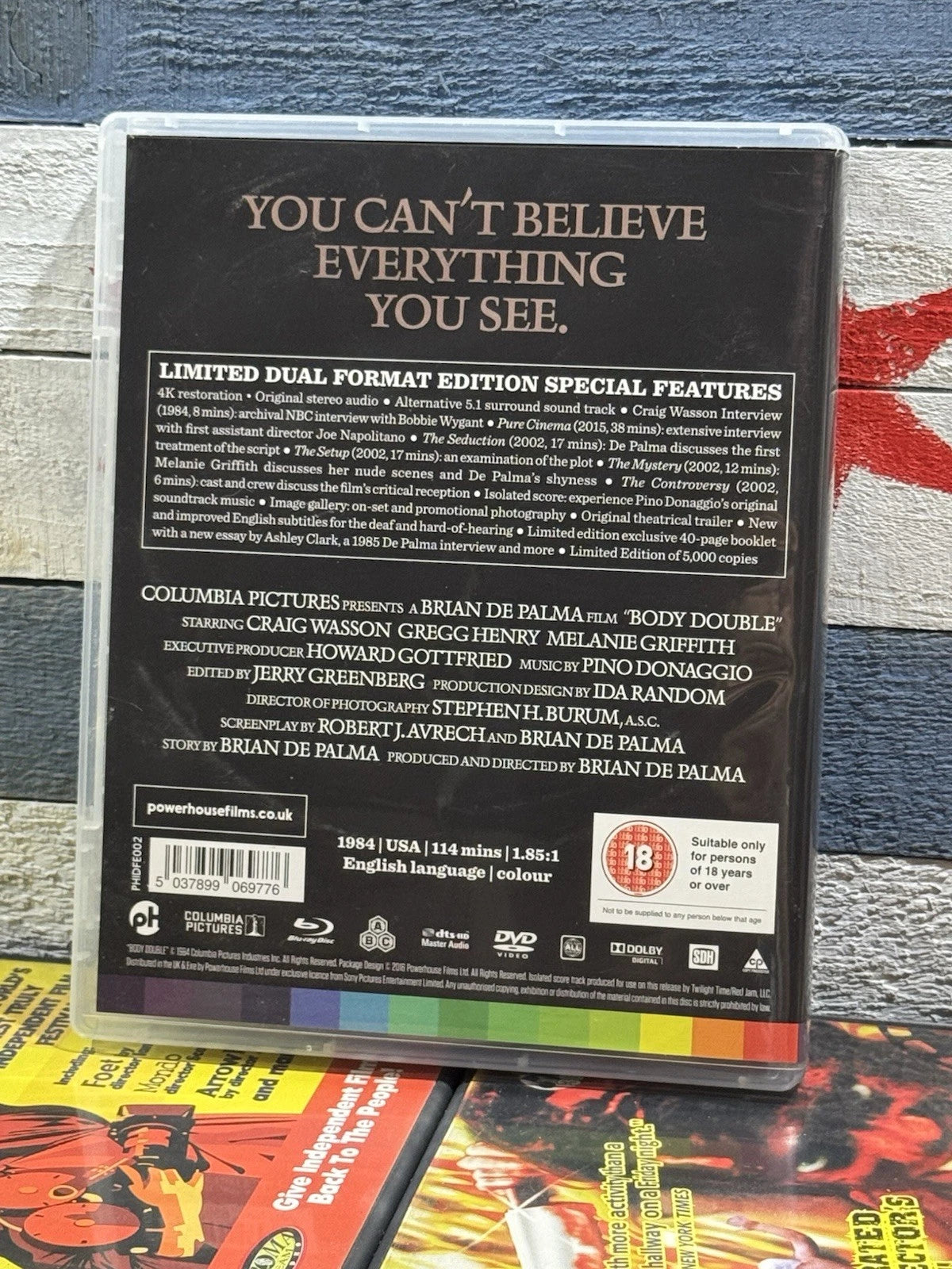 Body Double - Indicator Films Blu-Ray Used