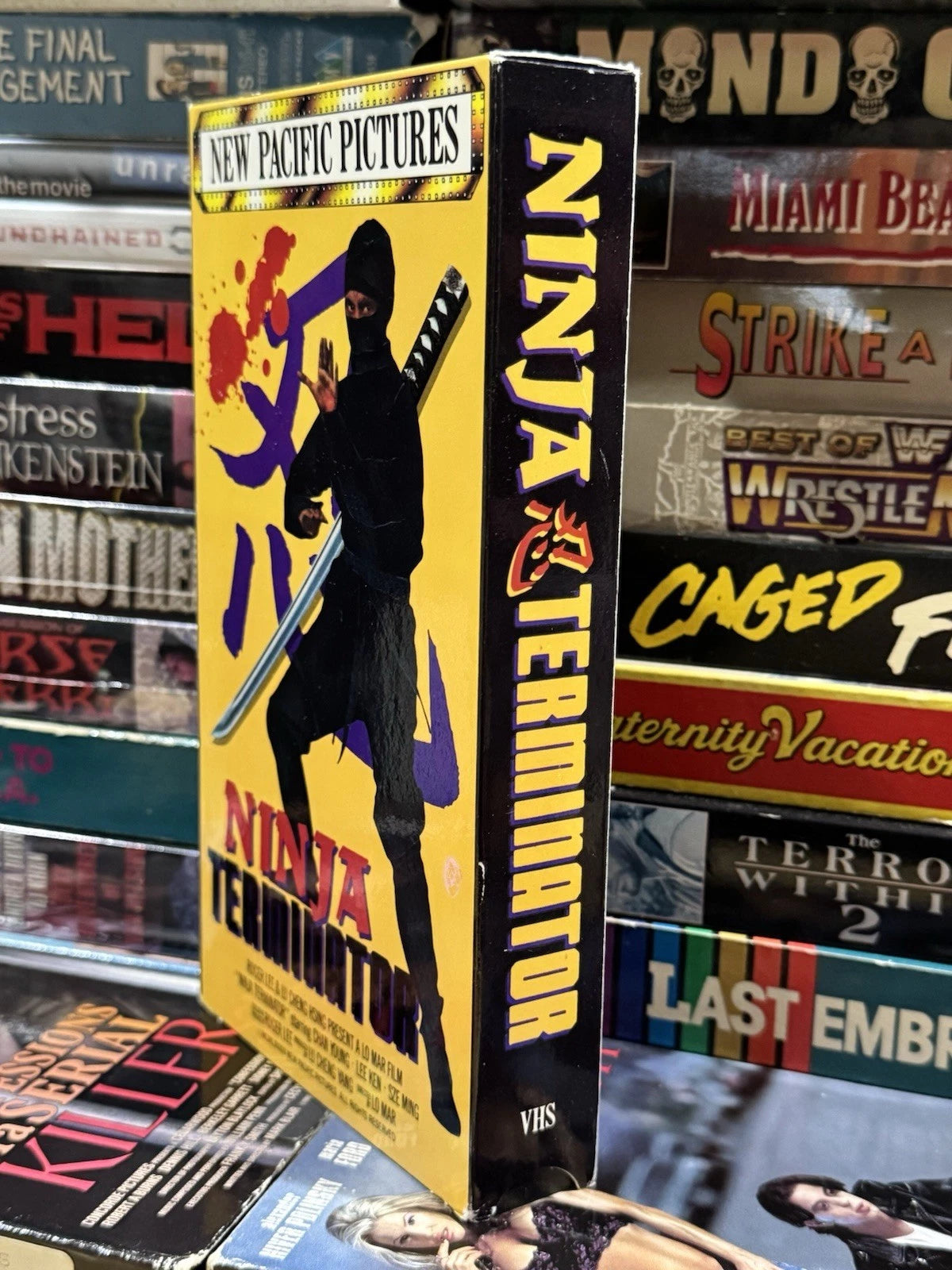 Ninja Terminator - Front Row Entertainment VHS Used