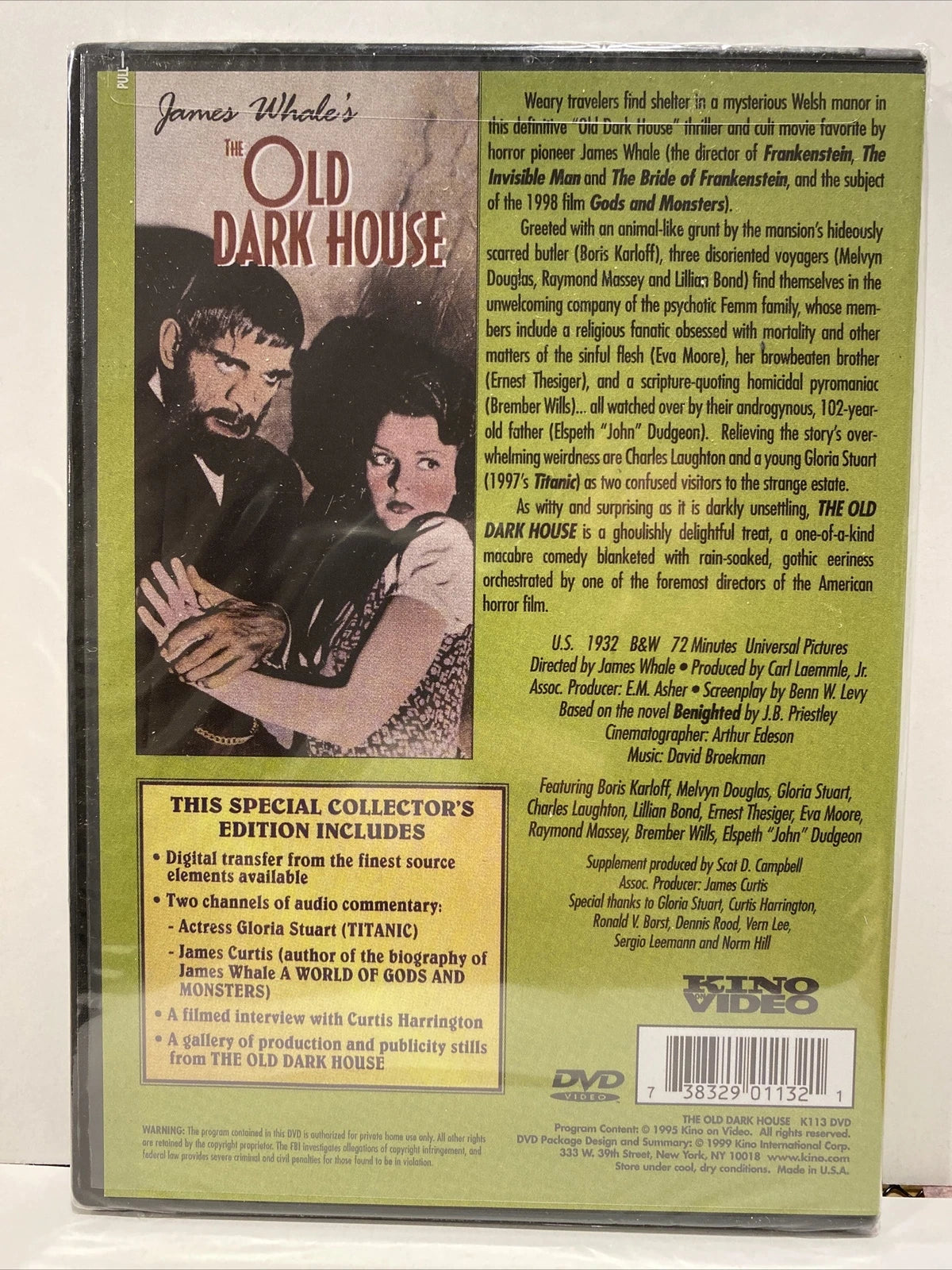 The Old Dark House : Special Collectors Edition - Kino Video DVD New
