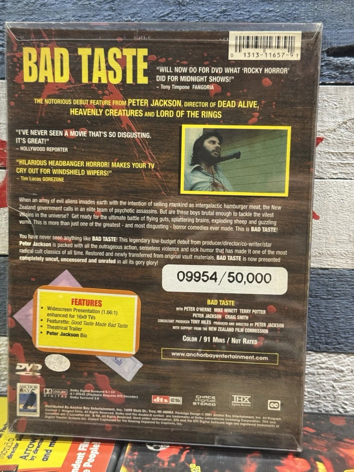 Bad Taste (Limited Edition) 2-Disc Lenticular w/ Slip Cover Anchor Bay - DVD Used