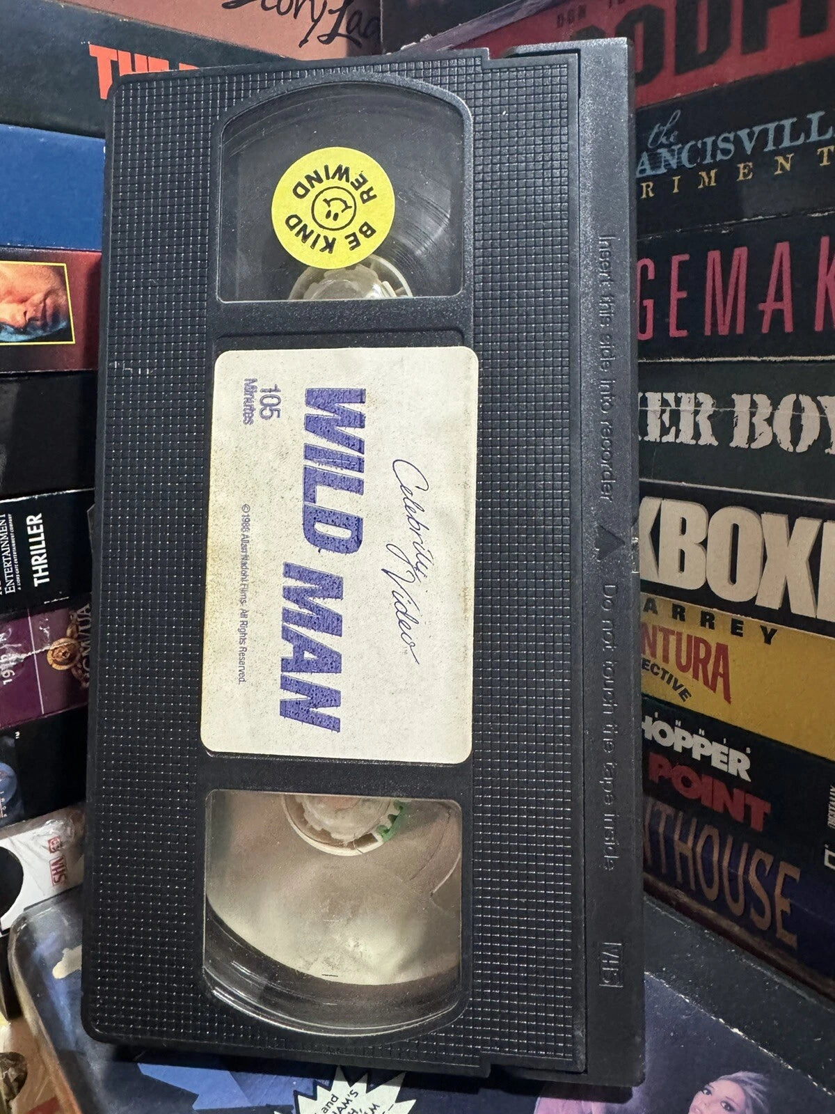 Wild Man - Celebrity Video VHS