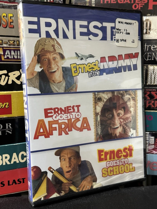 Ernest Triple Feature In the Army, Ernest Goes Africa, Goes To School - DVD