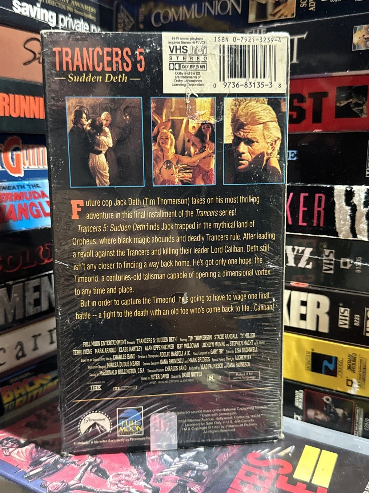 Trancers 5: Sudden Deth – Full Moon VHS Used