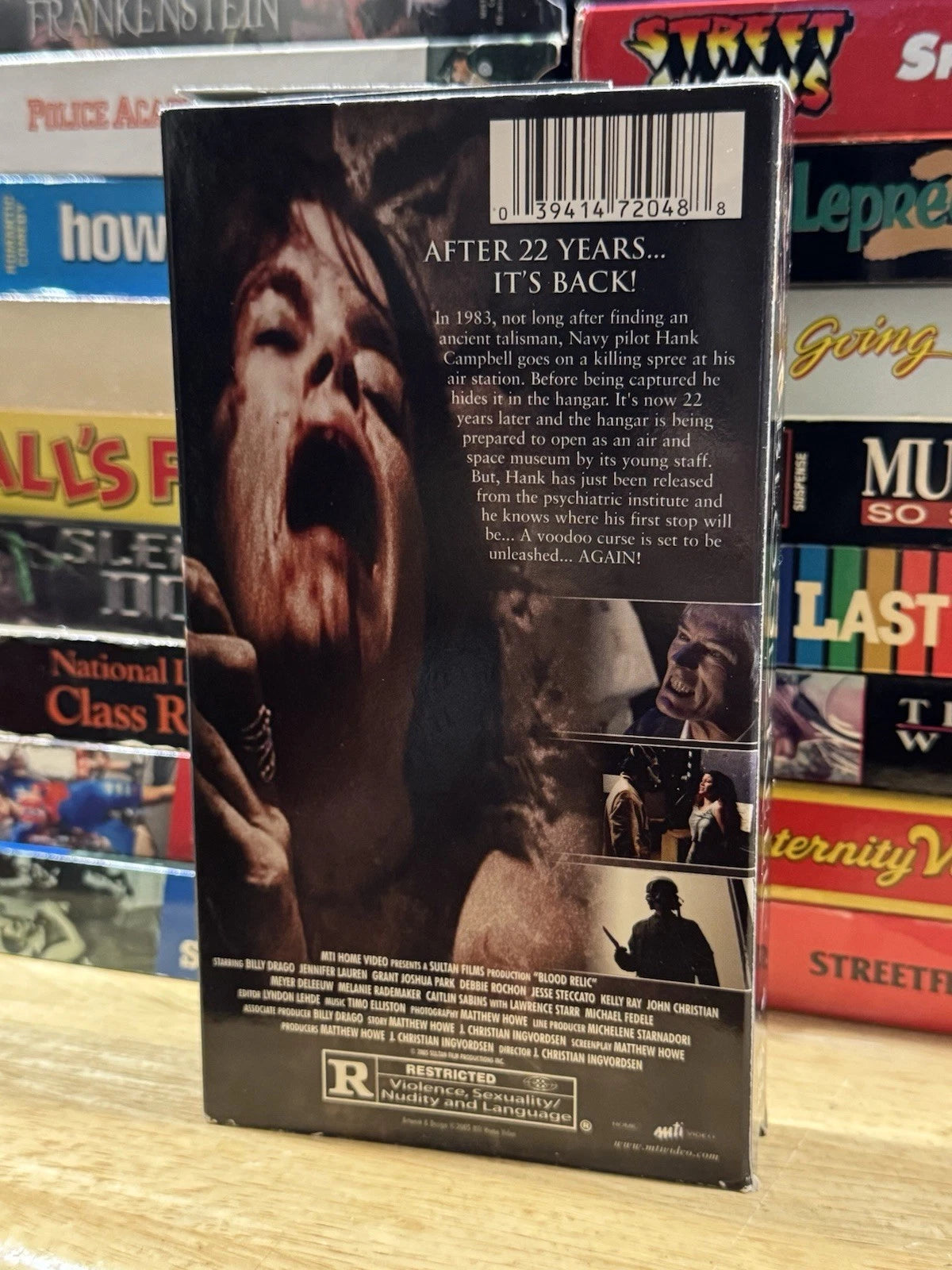 Blood Relic - MTI Video VHS Used