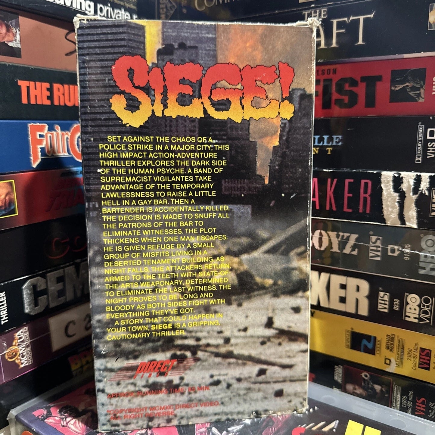 Siege! 1983 - Direct Video VHS Used