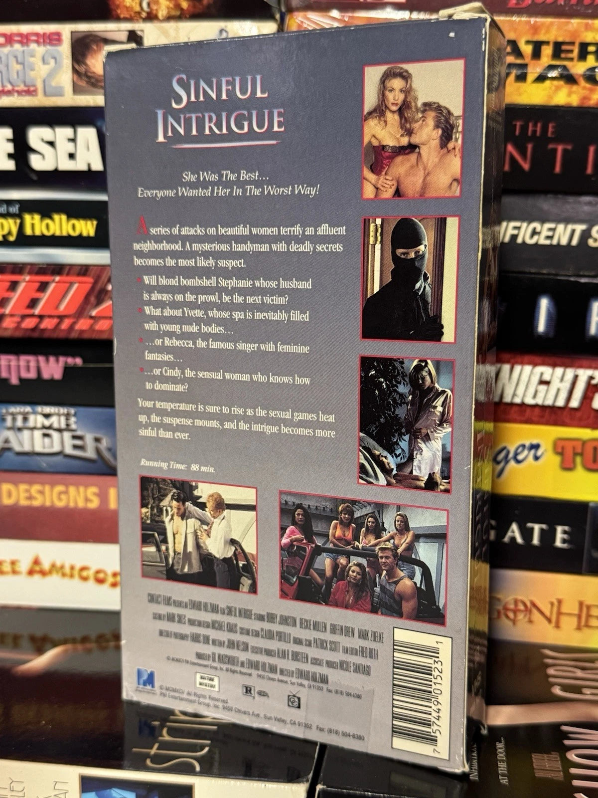 Sinful Intrigue - PM Entertainment VHS Used