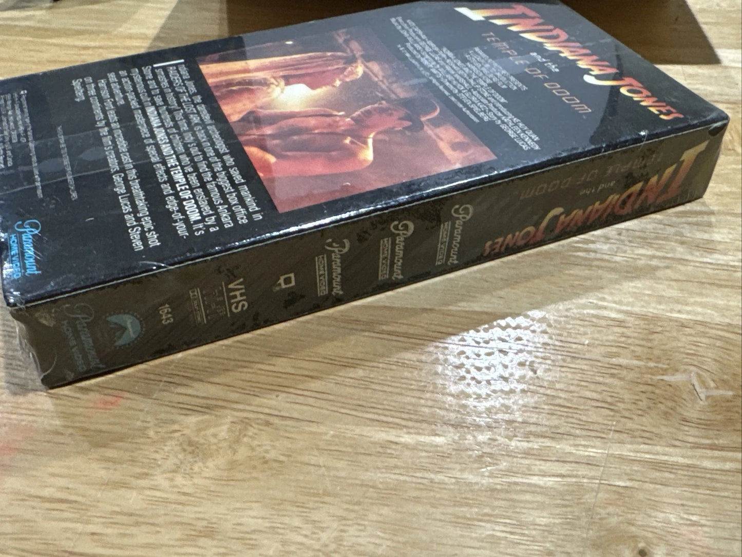 Indiana Jones And The Temple Of Doom 1986 First Release Factory Sealed - VHS