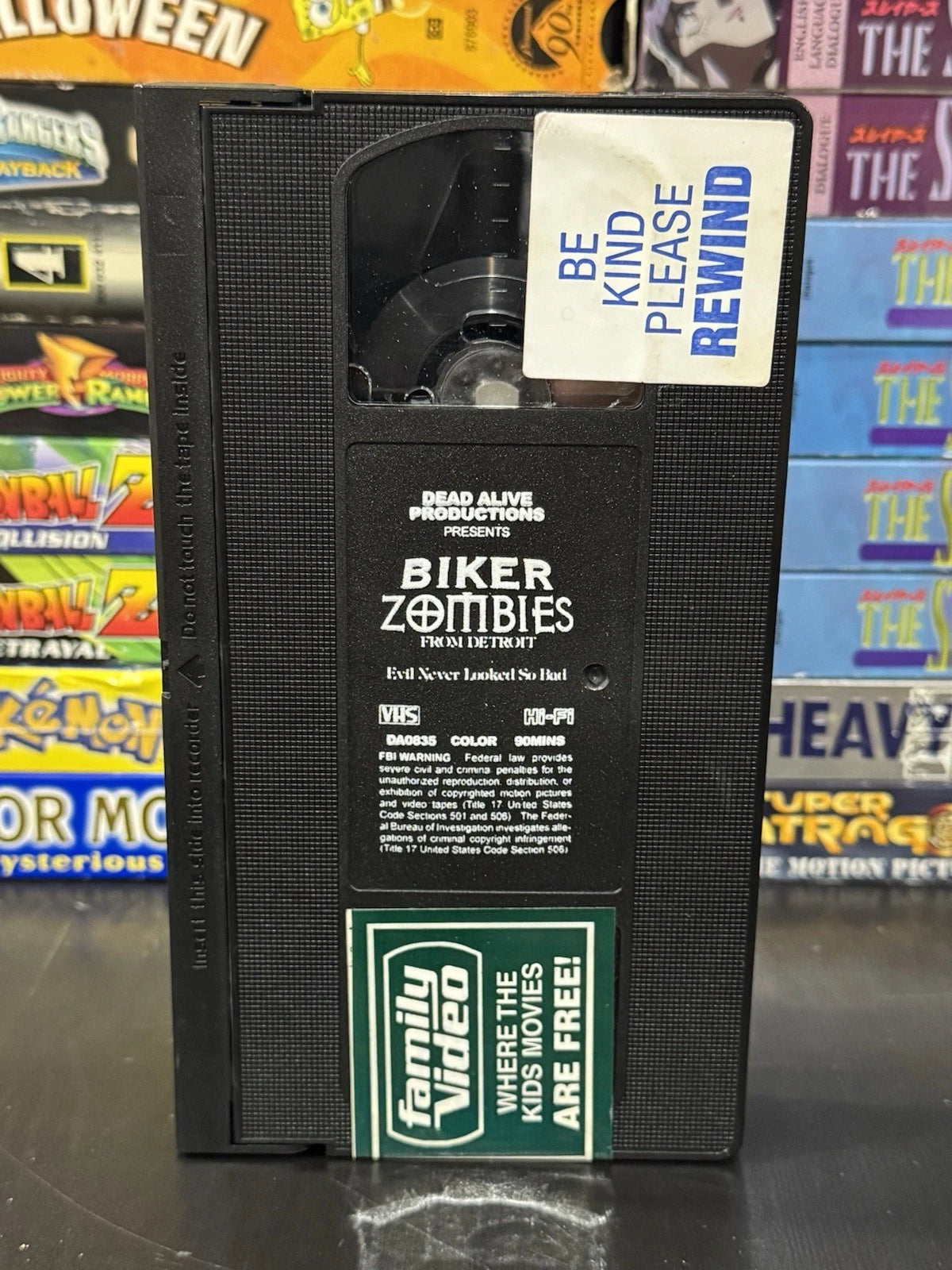 Biker Zombies From Detroit - Dead Alive Productions VHS Used