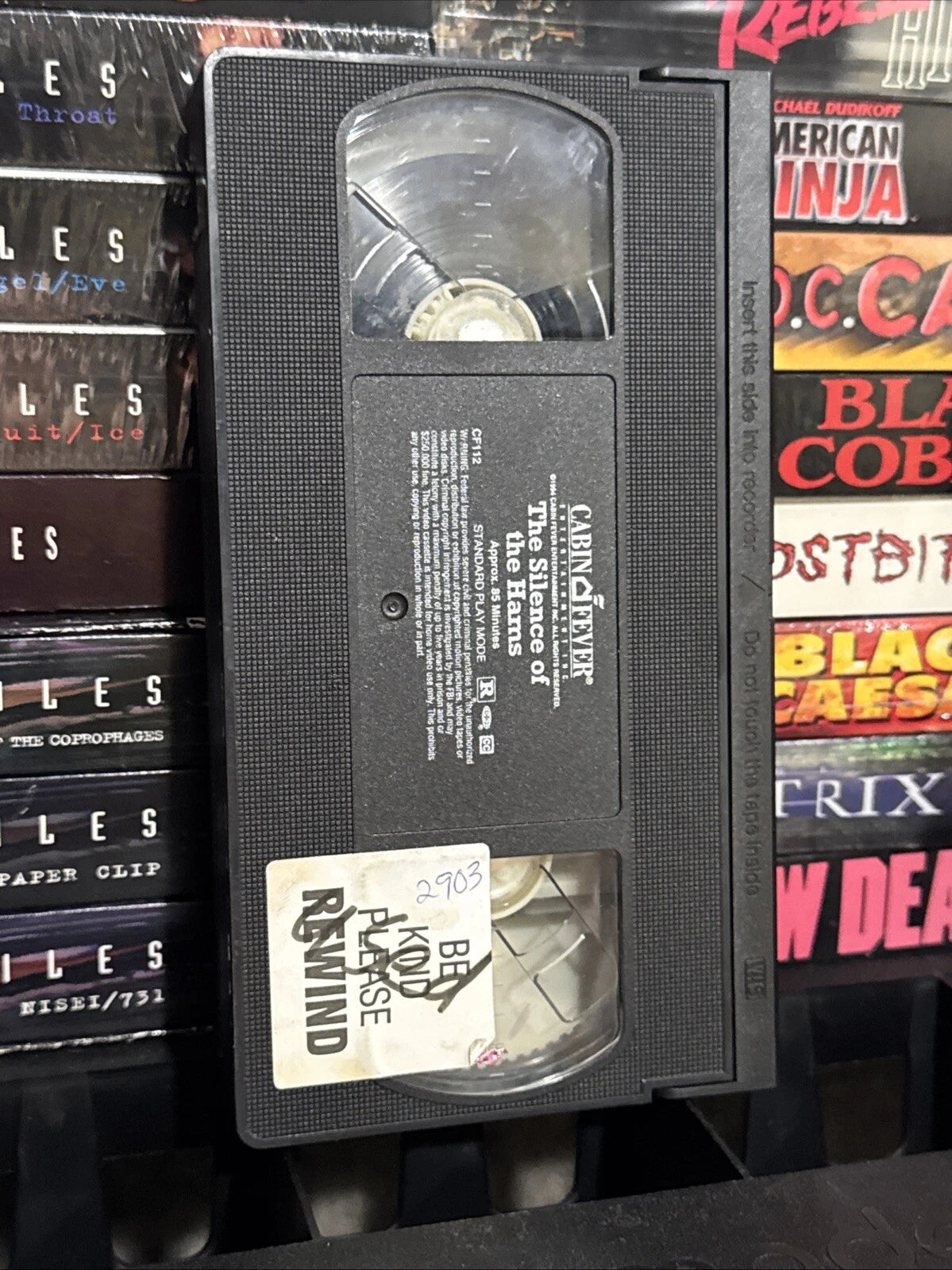 The Silence of the Hams - New Line Home Video VHS Used