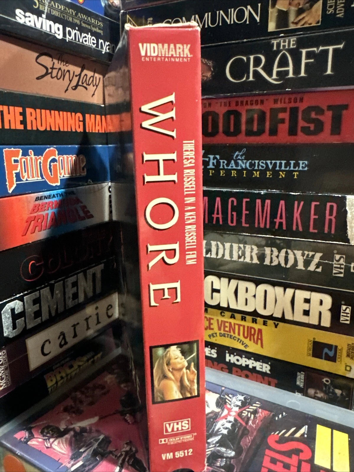 Whore (Unrated) - Vidmark VHS Used