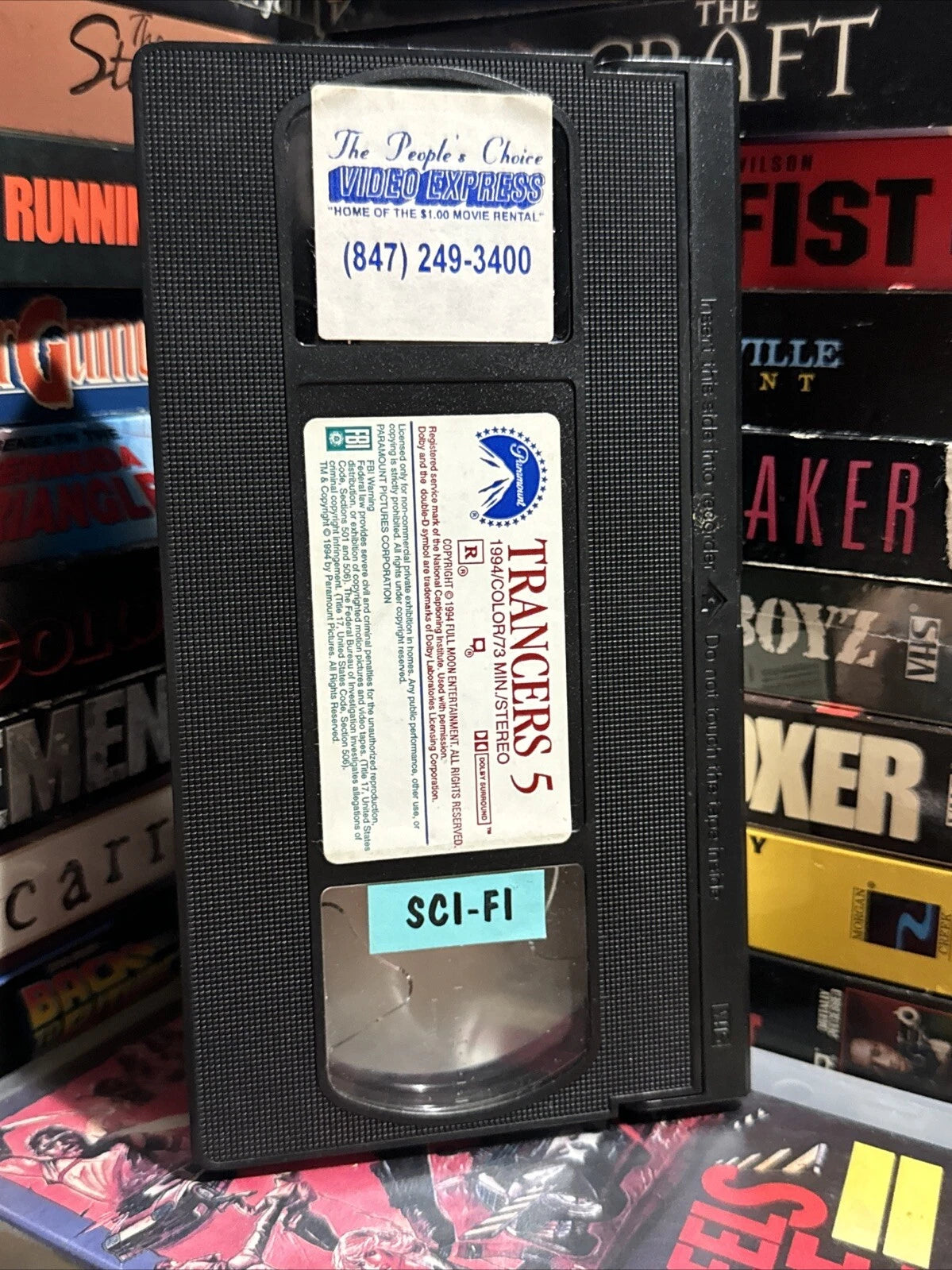 Trancers 5: Sudden Deth – Full Moon VHS Used