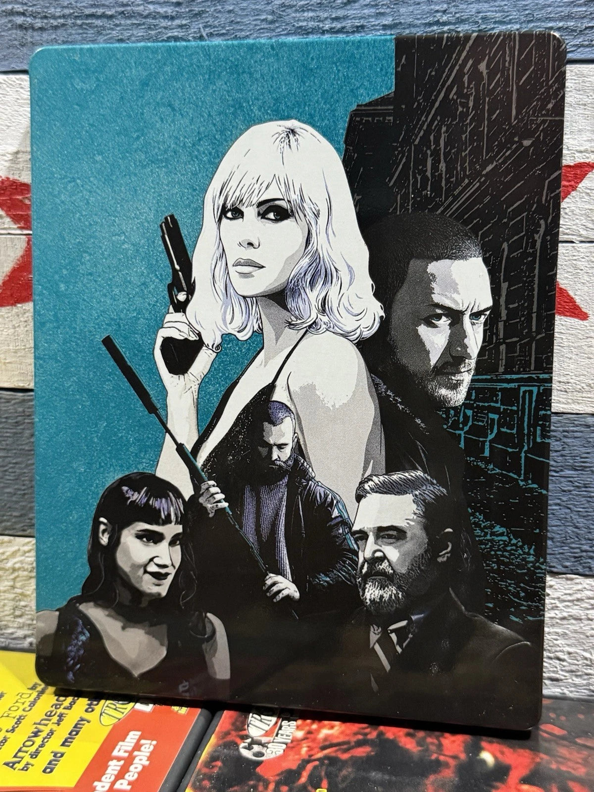 Atomic Blonde 2 Disc Set Steelbook - Blu-ray + DVD Used