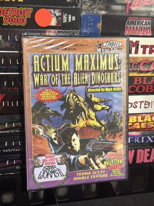 Actium Maximus and Star Worms II SciFi Double Feature - Troma DVD