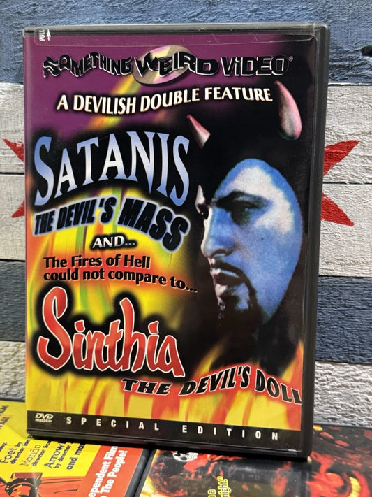 Satanis The Devils Mass / Sinthia - Something Weird Video DVD Used