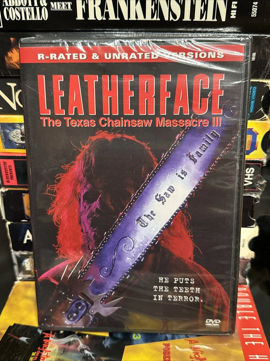 Leatherface: The Texas Chainsaw Massacre III R-Rated & Unrated Versions DVD