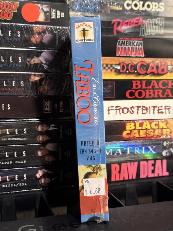 Erotic Confessions : Taboo VHS - New