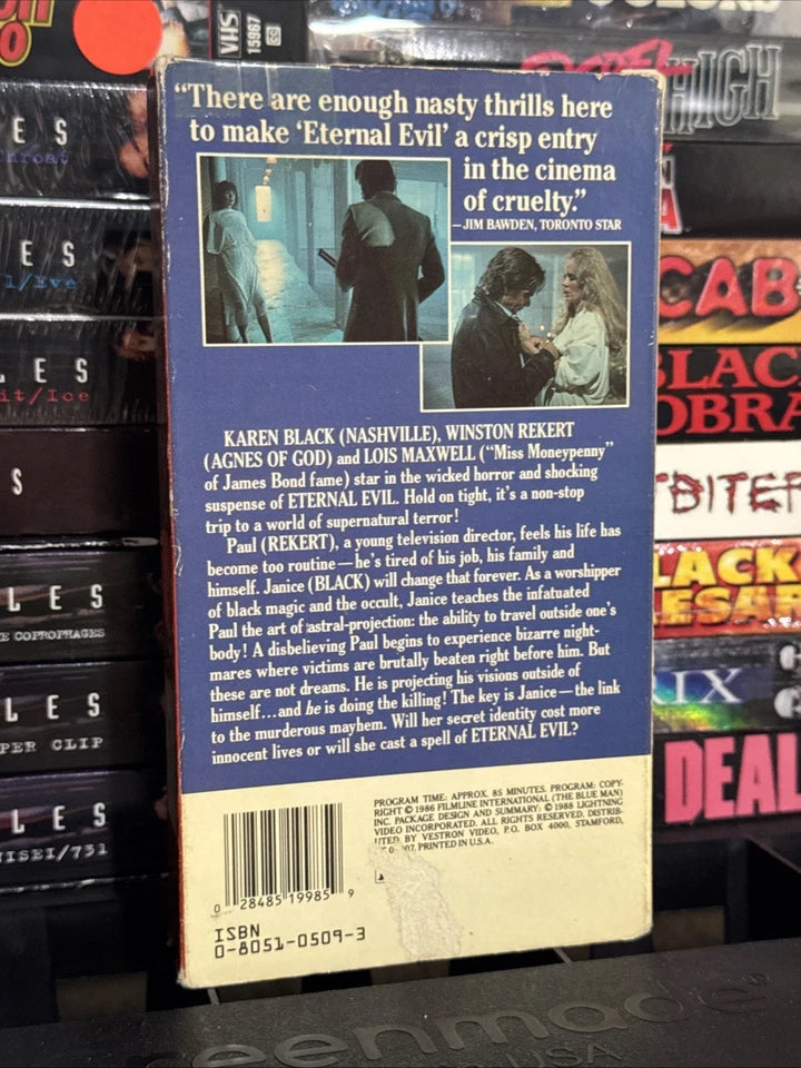 Eternal Evil - Lightning Video VHS Used